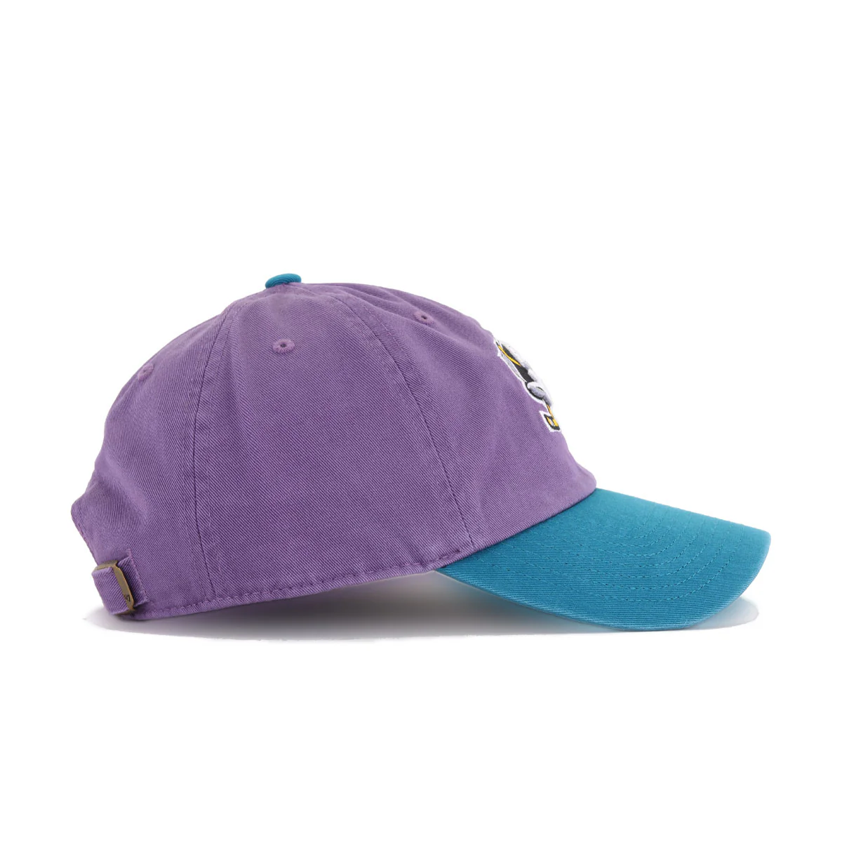 Anaheim Ducks Iris Teal 47 Brand Clean Up Dad Hat - Image 3