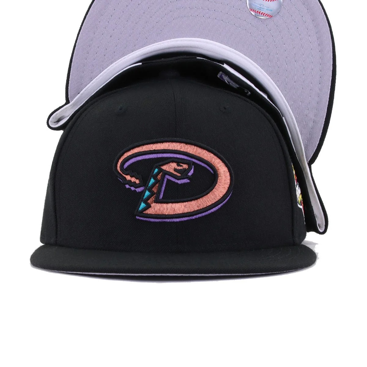 Arizona Diamondbacks Black 2001 World Series Cooperstown New Era 59Fifty Fitted - Image 4
