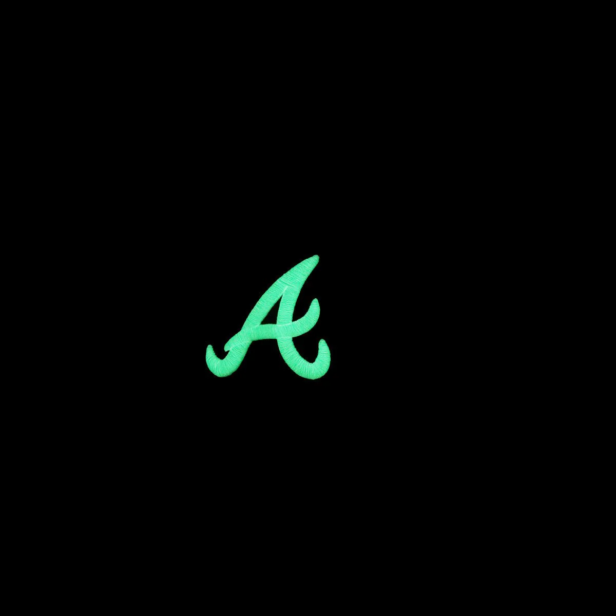 Atlanta Braves Black Glow in the Dark 1995 World Series New Era 59Fifty Fitted - Image 2