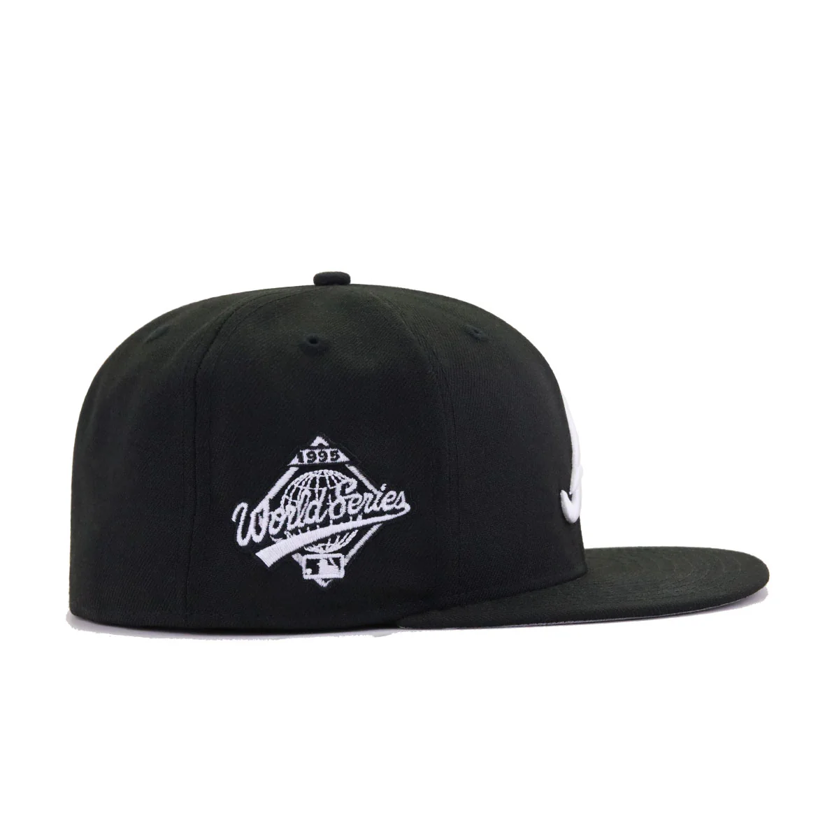Atlanta Braves Black Glow in the Dark 1995 World Series New Era 59Fifty Fitted - Image 3