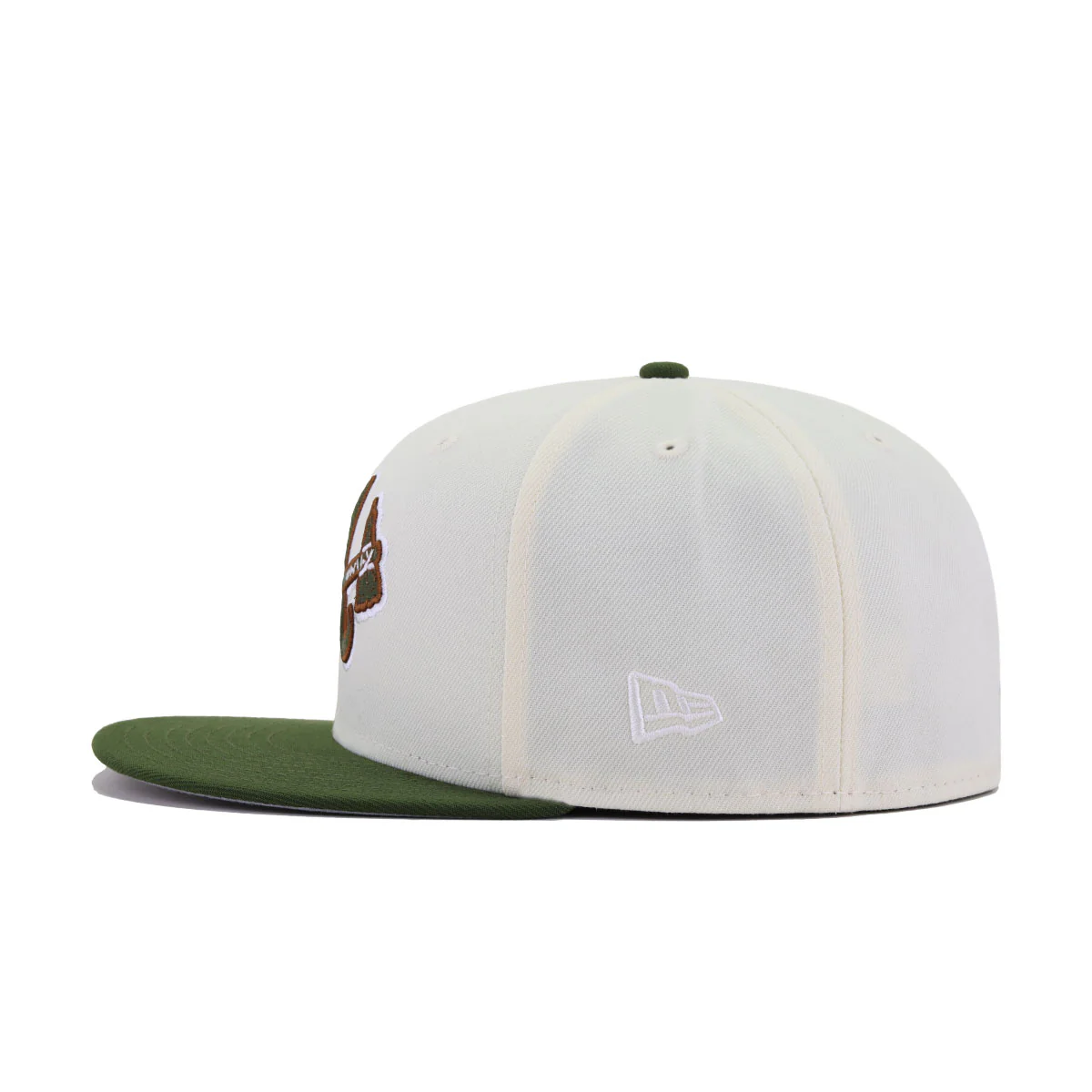Atlanta Braves Chrome Rifle Green New Era 59Fifty Fitted - Image 3