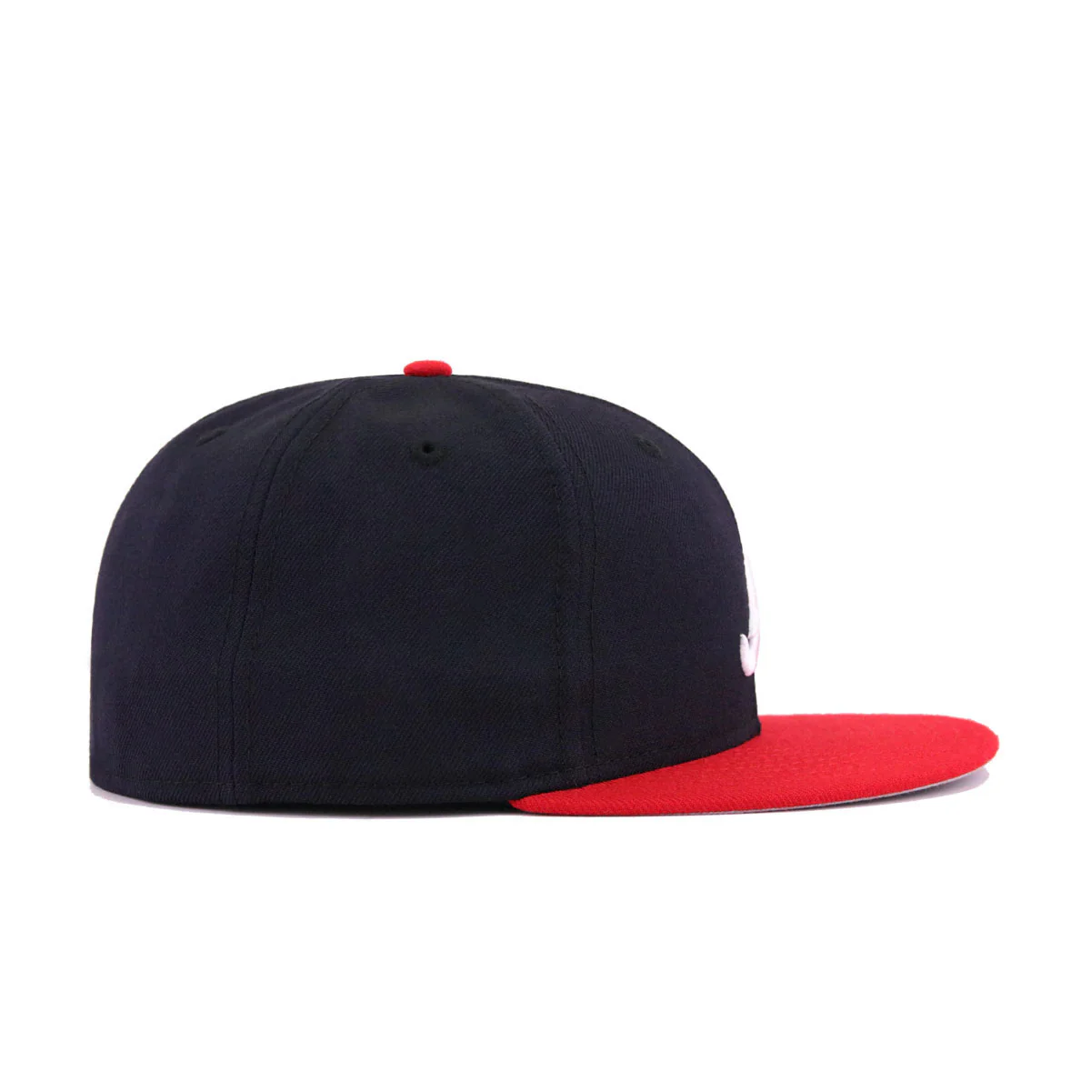 Atlanta Braves Navy Scarlet 1996 World Series Cooperstown New Era 59Fifty Fitted - Image 3