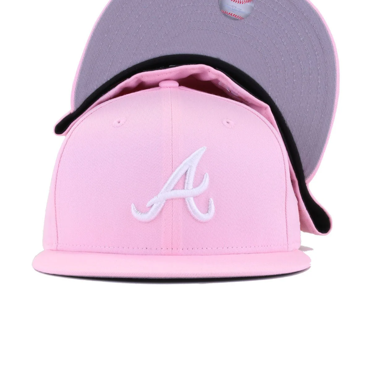 Atlanta Braves Pink New Era 59Fifty Fitted - Image 4