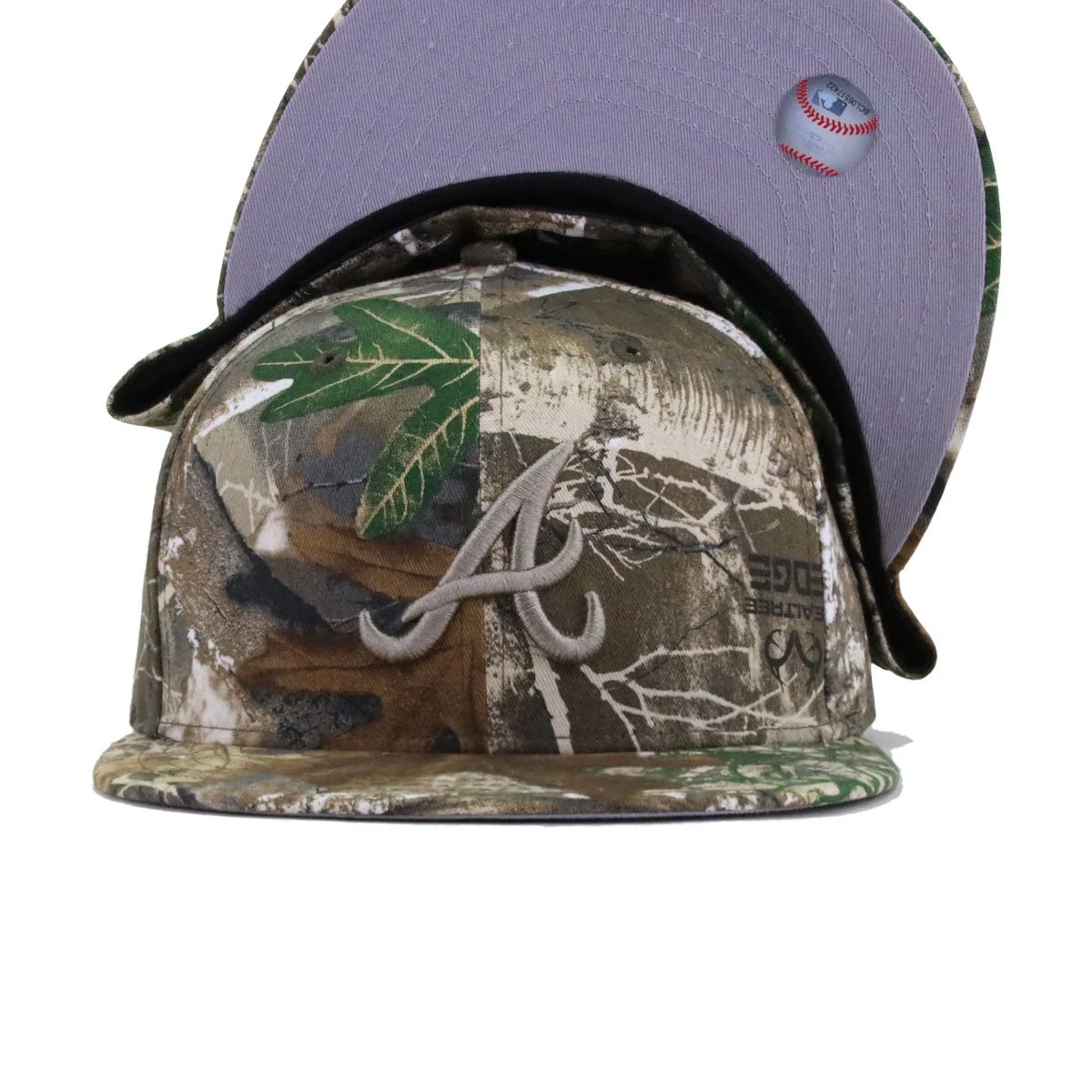 Atlanta Braves Real Tree Edge Camouflage New Era 59Fifty Fitted - Image 4