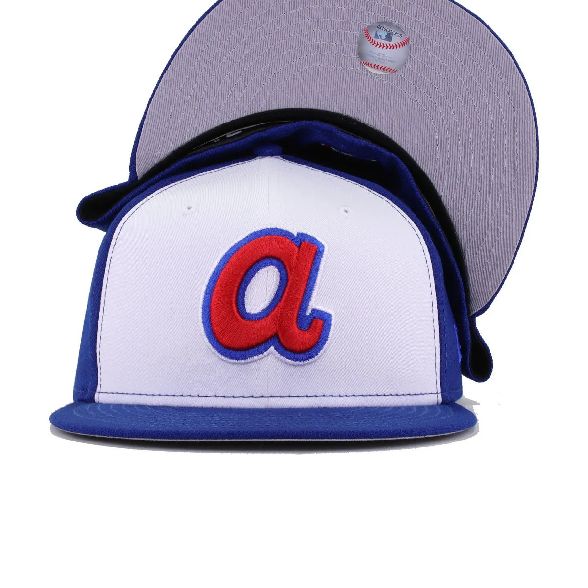 Atlanta Braves White Light Royal Blue 1972 New Era 59Fifty Fitted - Image 4