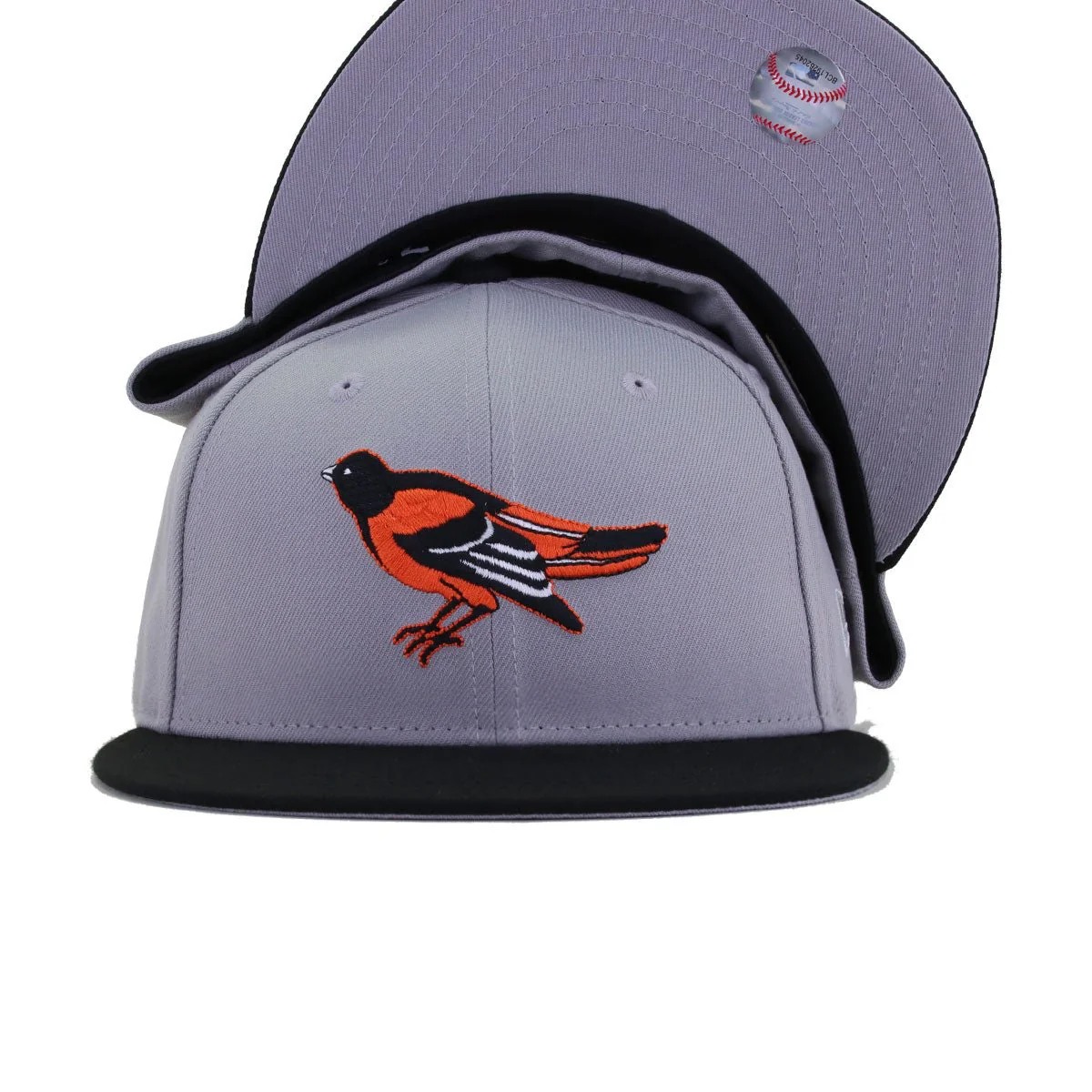 Baltimore Orioles Grey Black 1995 New Era 59Fifty Fitted - Image 4