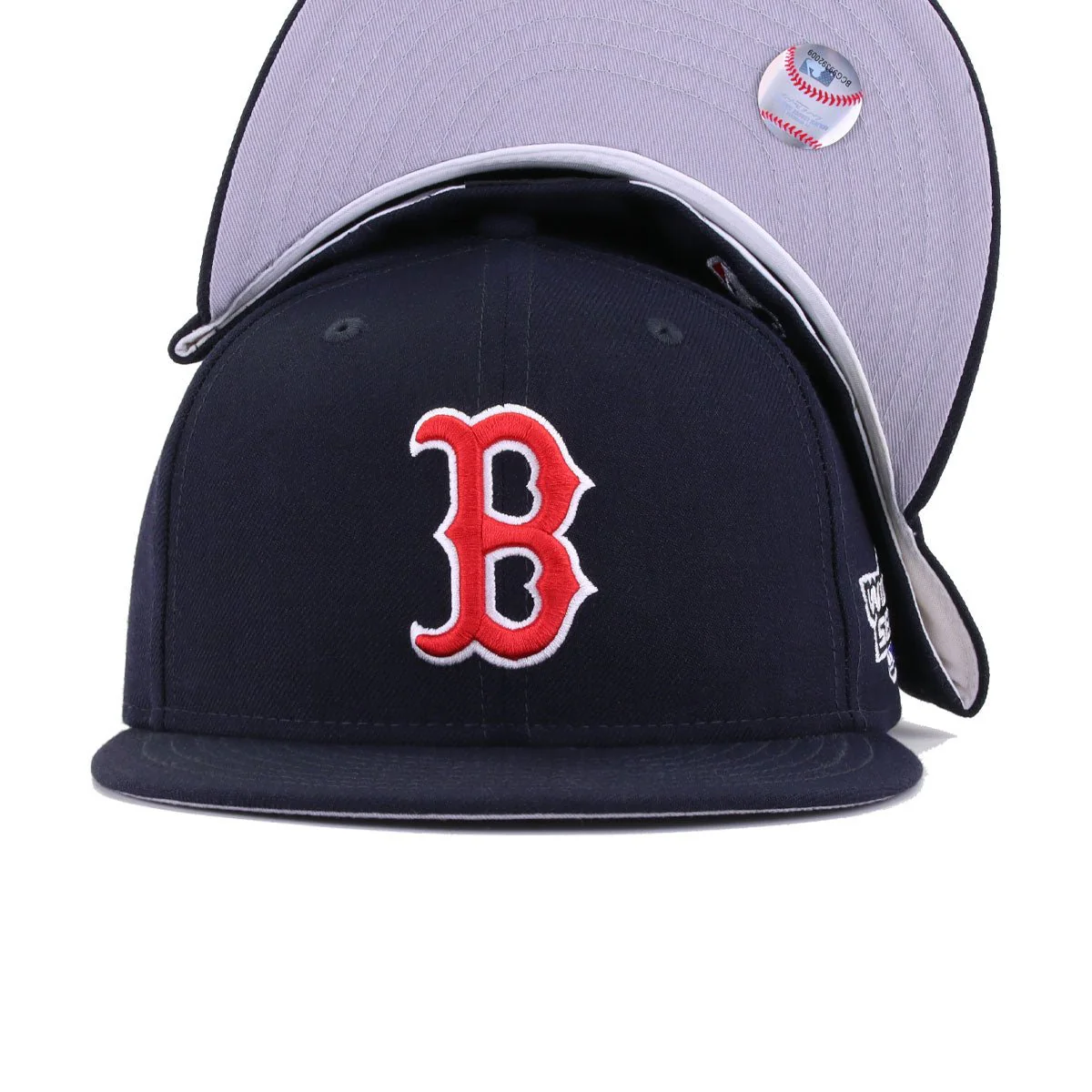 Boston Red Sox Navy 2004 World Series Cooperstown New Era 59Fifty Fitted - Image 5