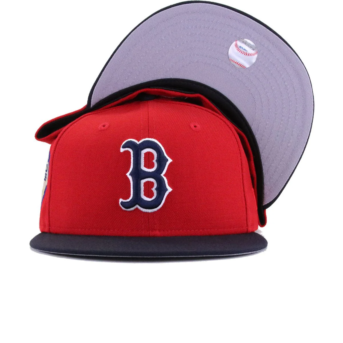 Boston Red Sox Scarlet Navy 2018 World Series New Era 59Fifty Fitted - Image 5