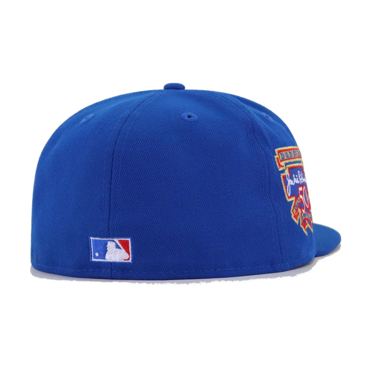 Brooklyn Dodgers Blue Azure Jackie Robinson 50th Anniversary New Era 59Fifty Fitted - Image 3