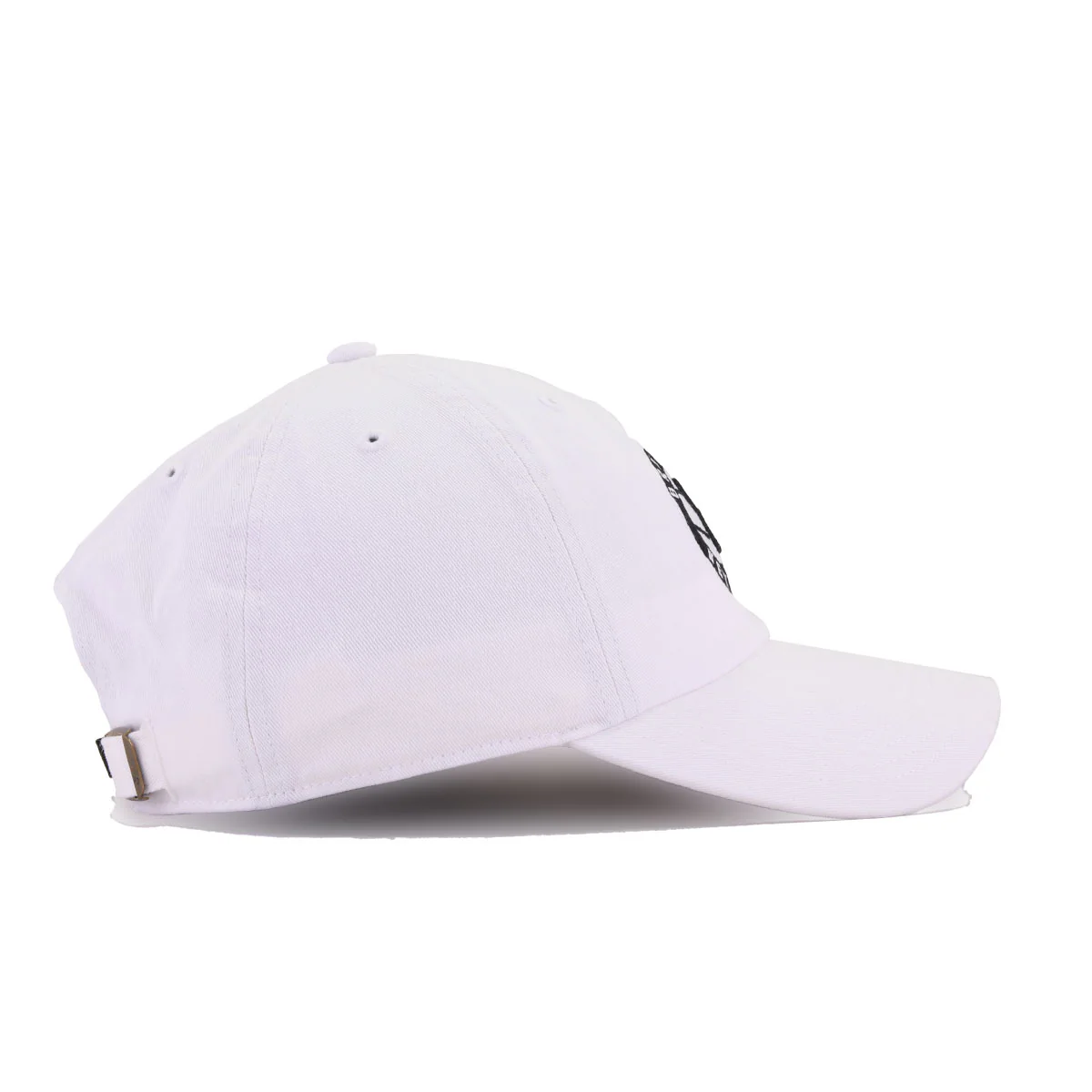 Brooklyn Nets White 47 Brand Clean Up Dad Hat - Image 3