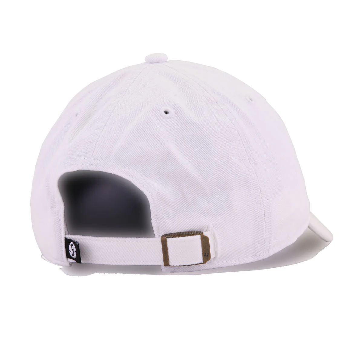 Brooklyn Nets White 47 Brand Clean Up Dad Hat - Image 4