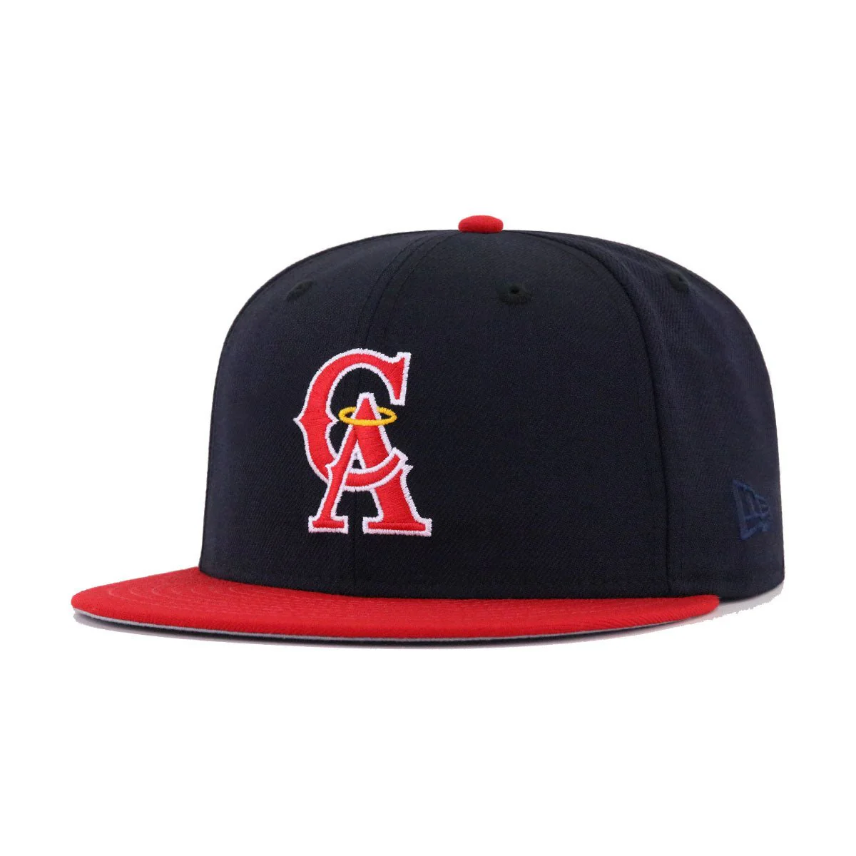 California Angels Navy Scarlet 25th Anniversary New Era 59Fifty Fitted