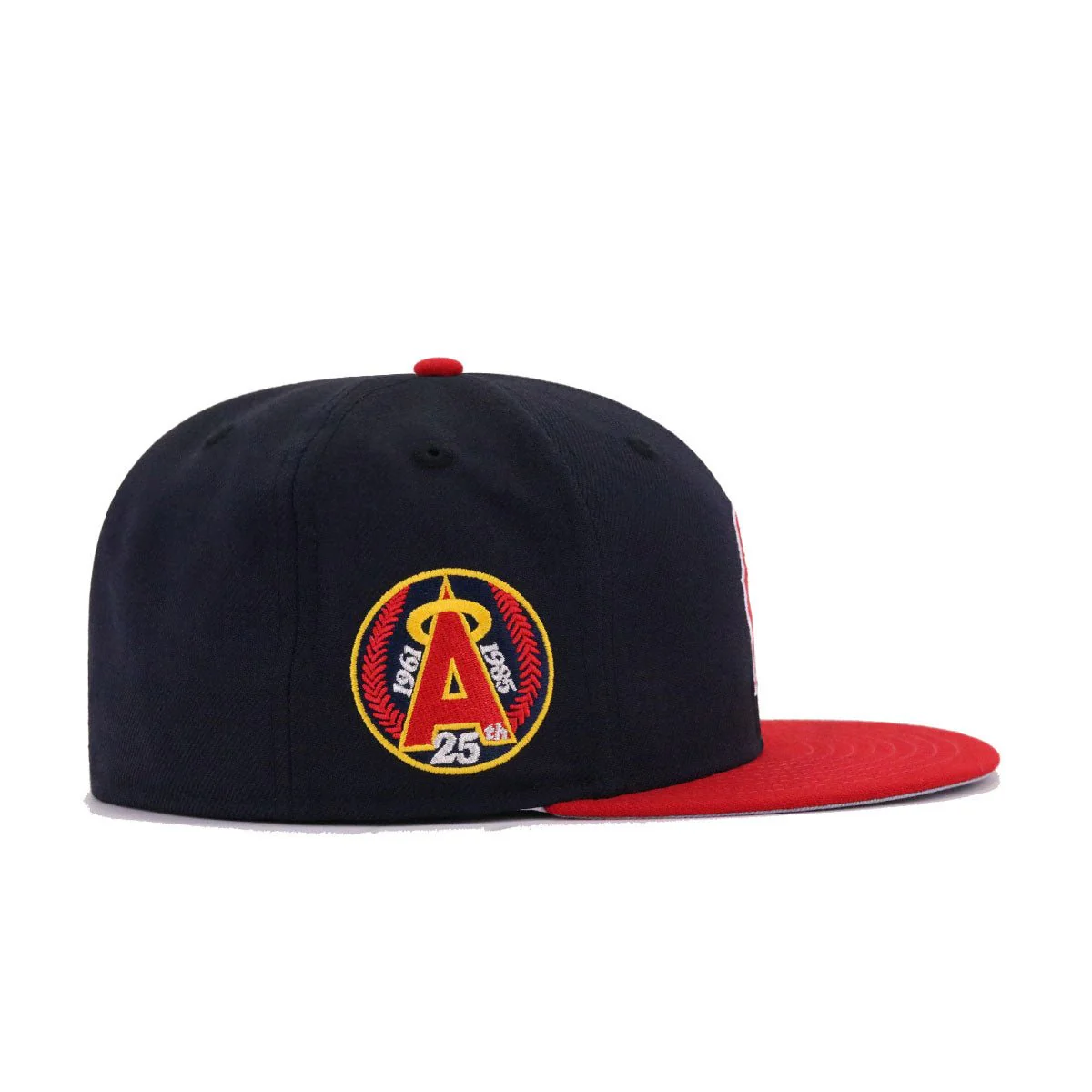 California Angels Navy Scarlet 25th Anniversary New Era 59Fifty Fitted - Image 2
