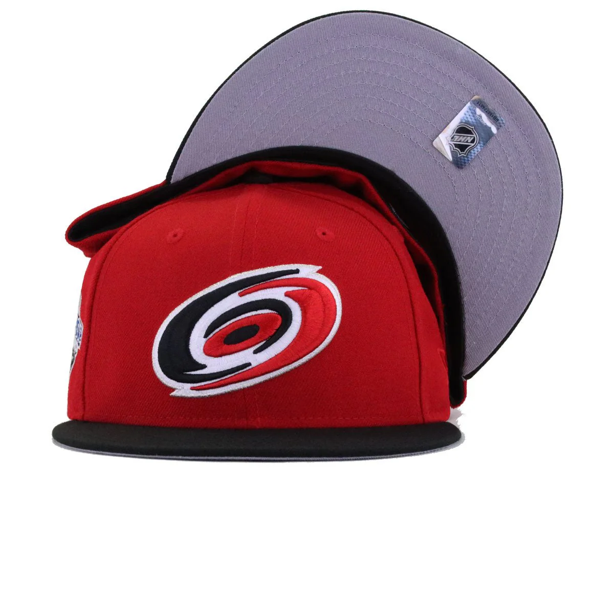 Carolina Hurricanes Scarlet Black 2006 Stanley Cup Champions New Era 59Fifty Fitted - Image 4