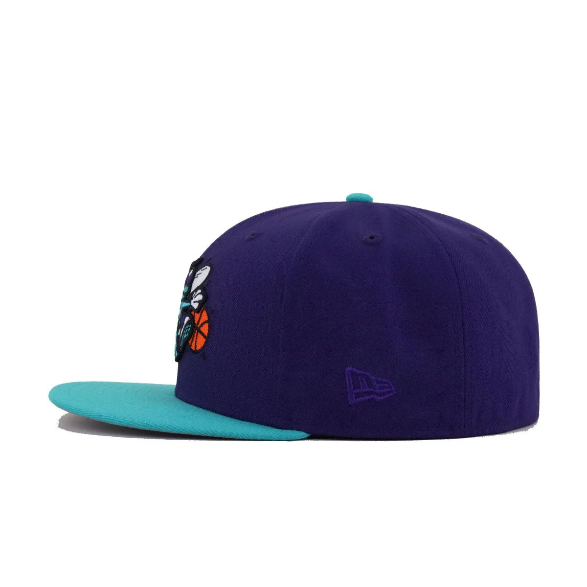 Charlotte Hornets Purple Teal 1988 New Era 59Fifty Fitted - Image 3