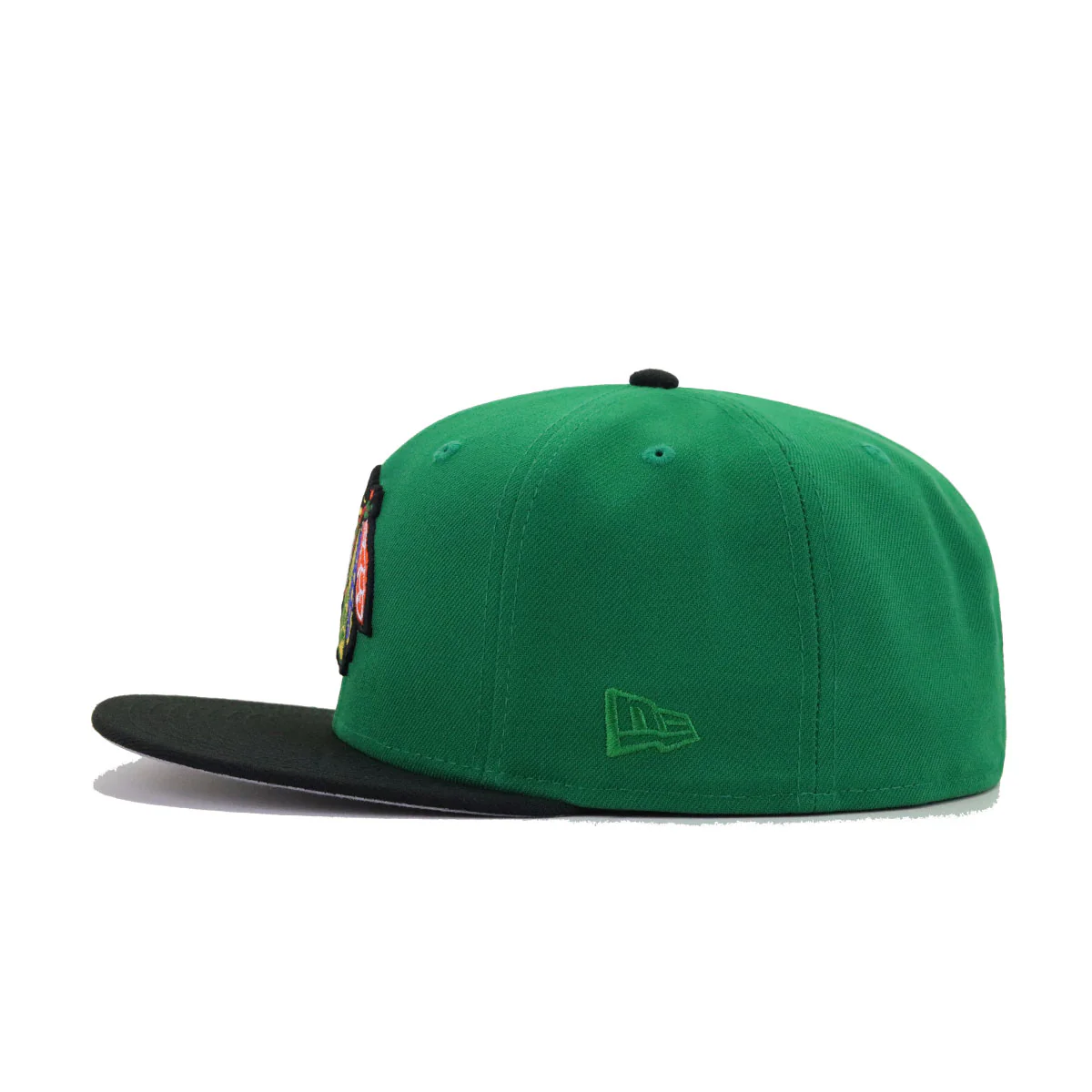 Chicago Blackhawks Kelly Green Black New Era 59Fifty Fitted - Image 3