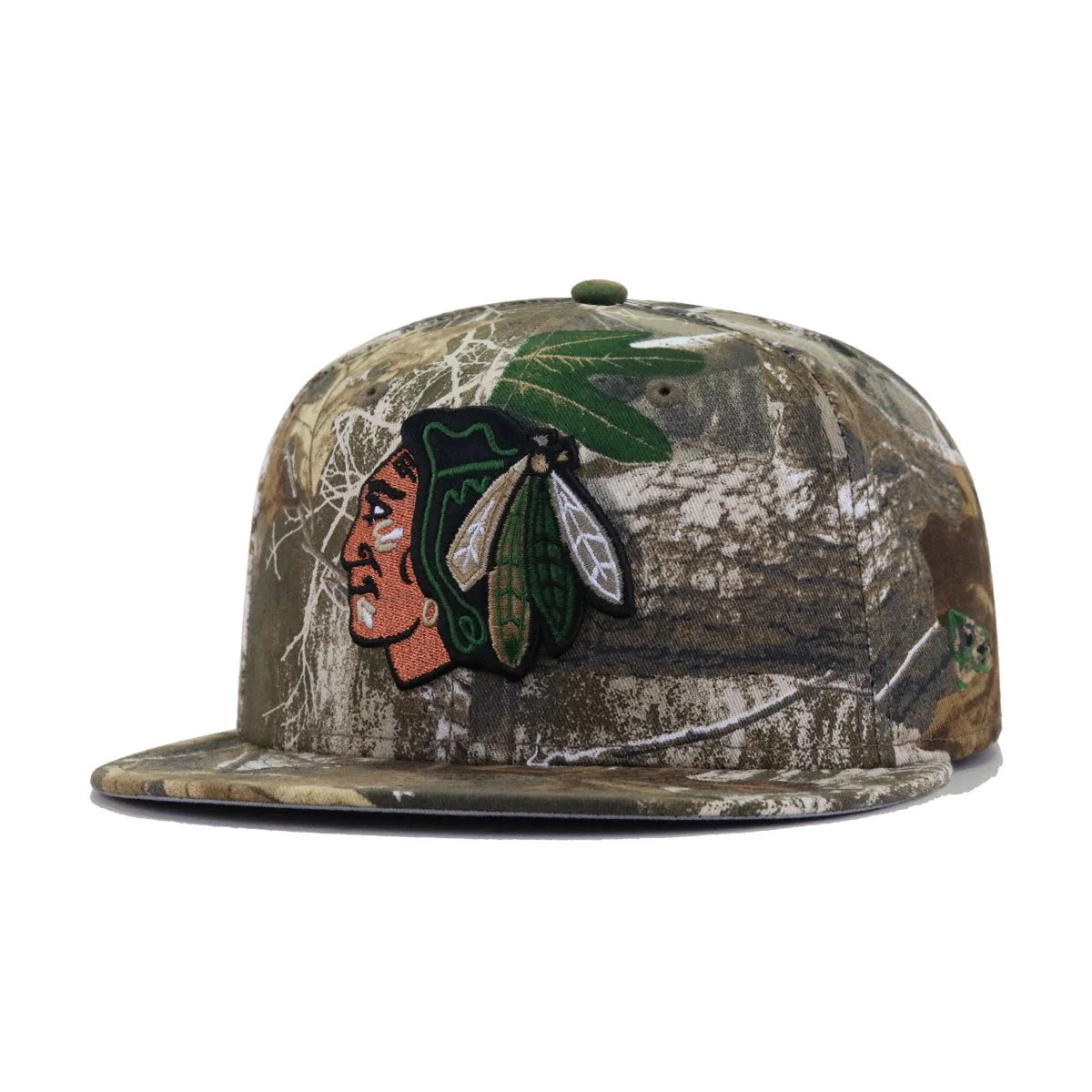 Chicago Blackhawks Real Tree Edge Camouflage New Era 59Fifty Fitted