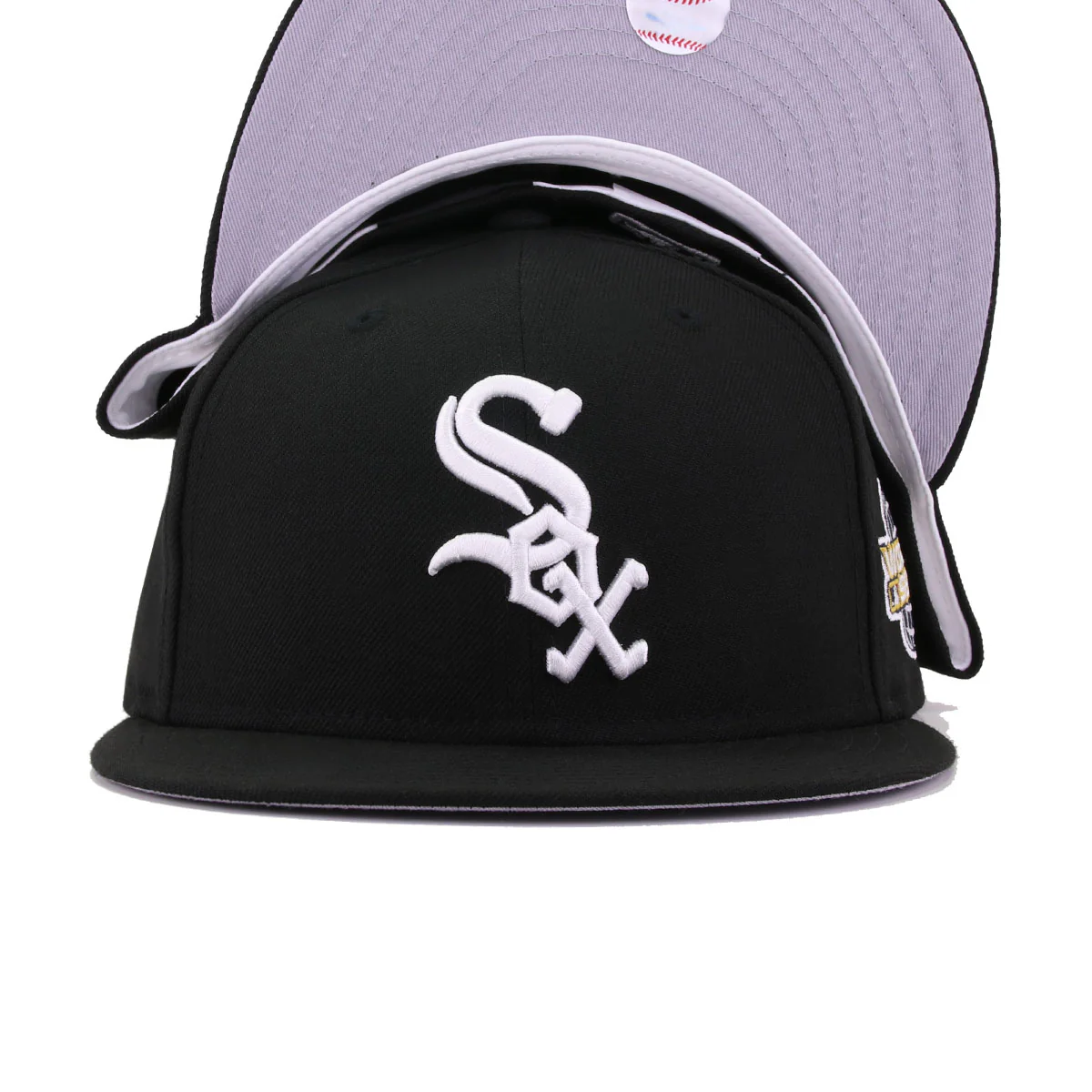 Chicago White Sox Black 2005 World Series Cooperstown New Era 59Fifty Fitted - Image 5