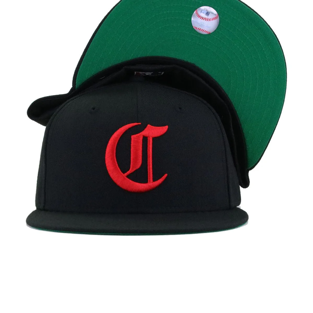 Cincinnati Reds Black 1869 Green Bottom New Era 59Fifty Fitted - Image 2