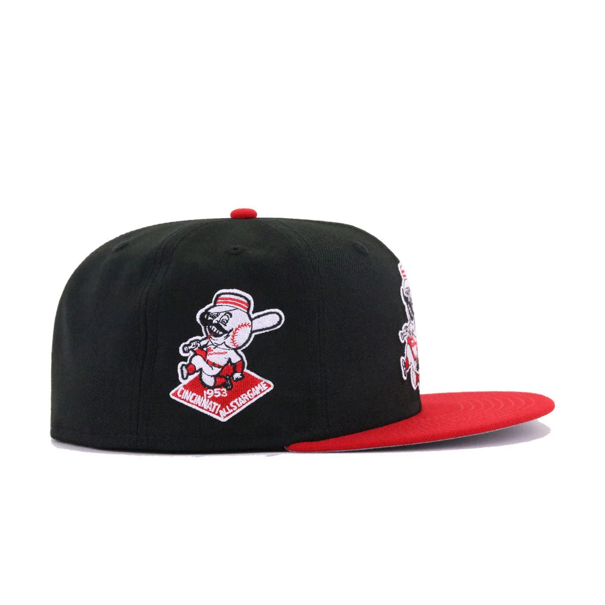 Cincinnati Reds Black Scarlet 1953 All Star Game New Era 59Fifty Fitted - Image 2
