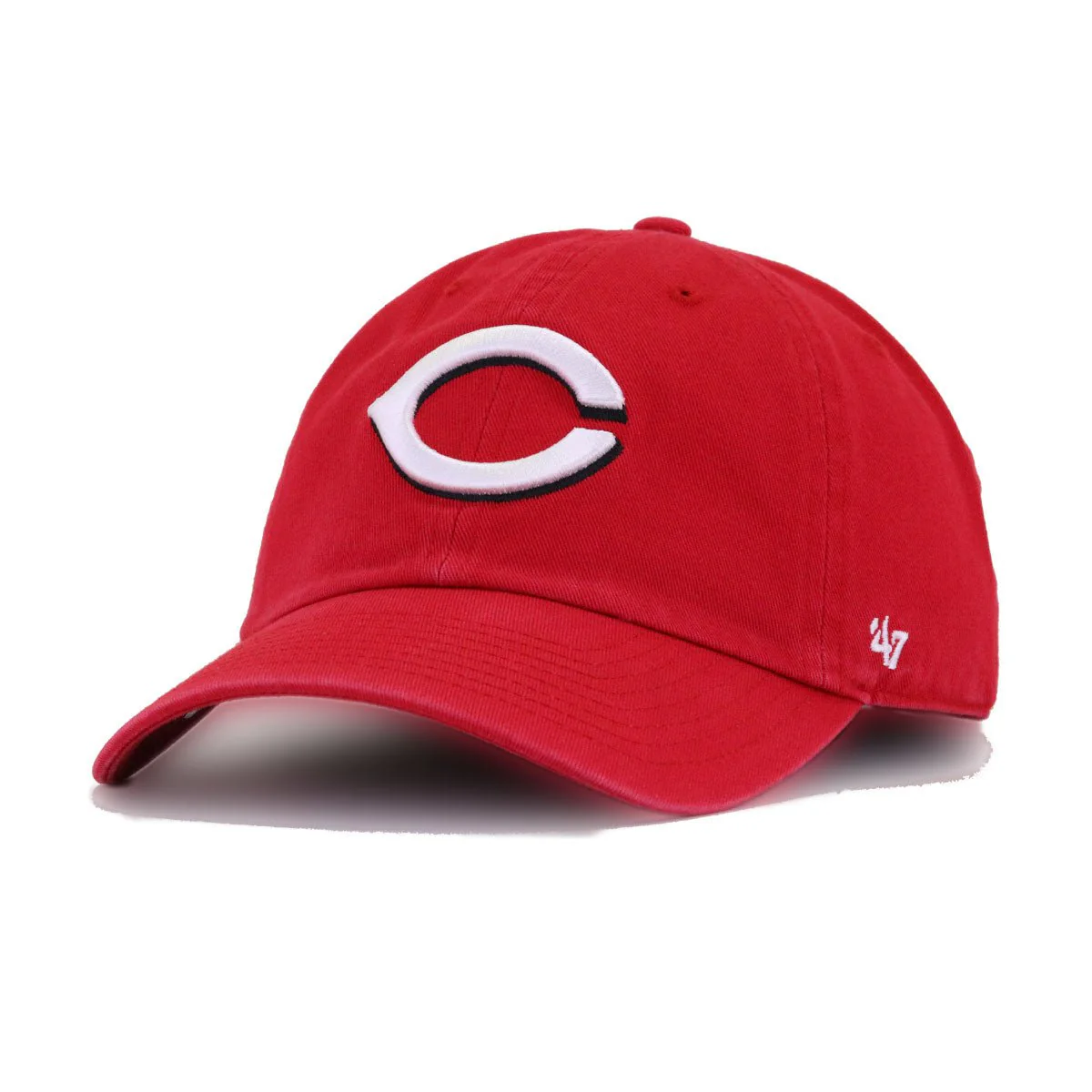 Cincinnati Reds Scarlet 47 Brand Clean Up Dad Hat