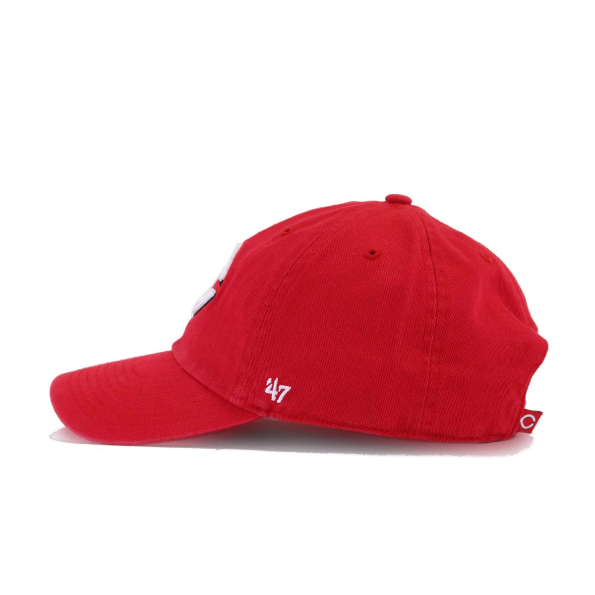 Cincinnati Reds Scarlet 47 Brand Clean Up Dad Hat - Image 2