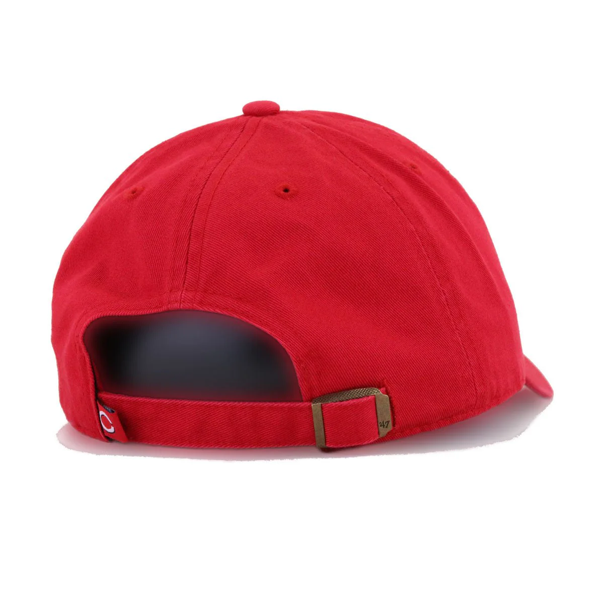 Cincinnati Reds Scarlet 47 Brand Clean Up Dad Hat - Image 4