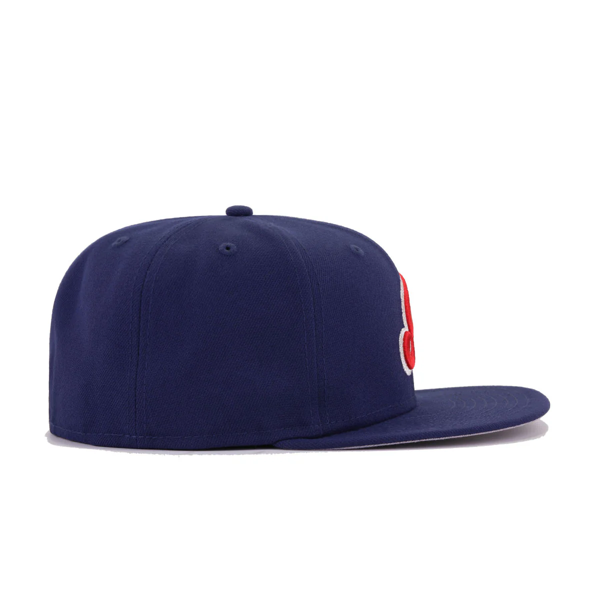 Cleveland Indians Light Navy Cooperstown AC New Era 59Fifty Fitted - Image 4