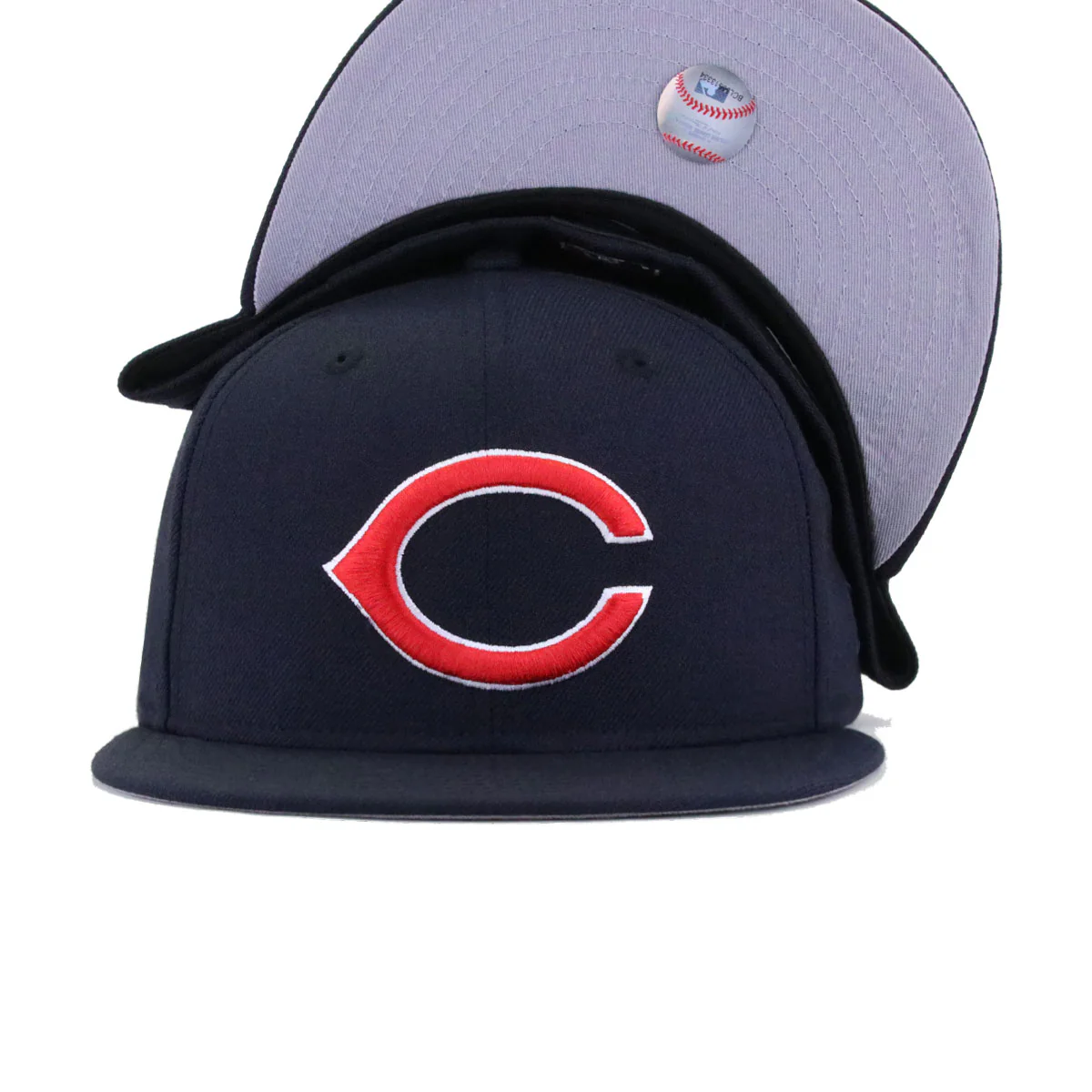Cleveland Indians Navy 1958 New Era 59Fifty Fitted - Image 4