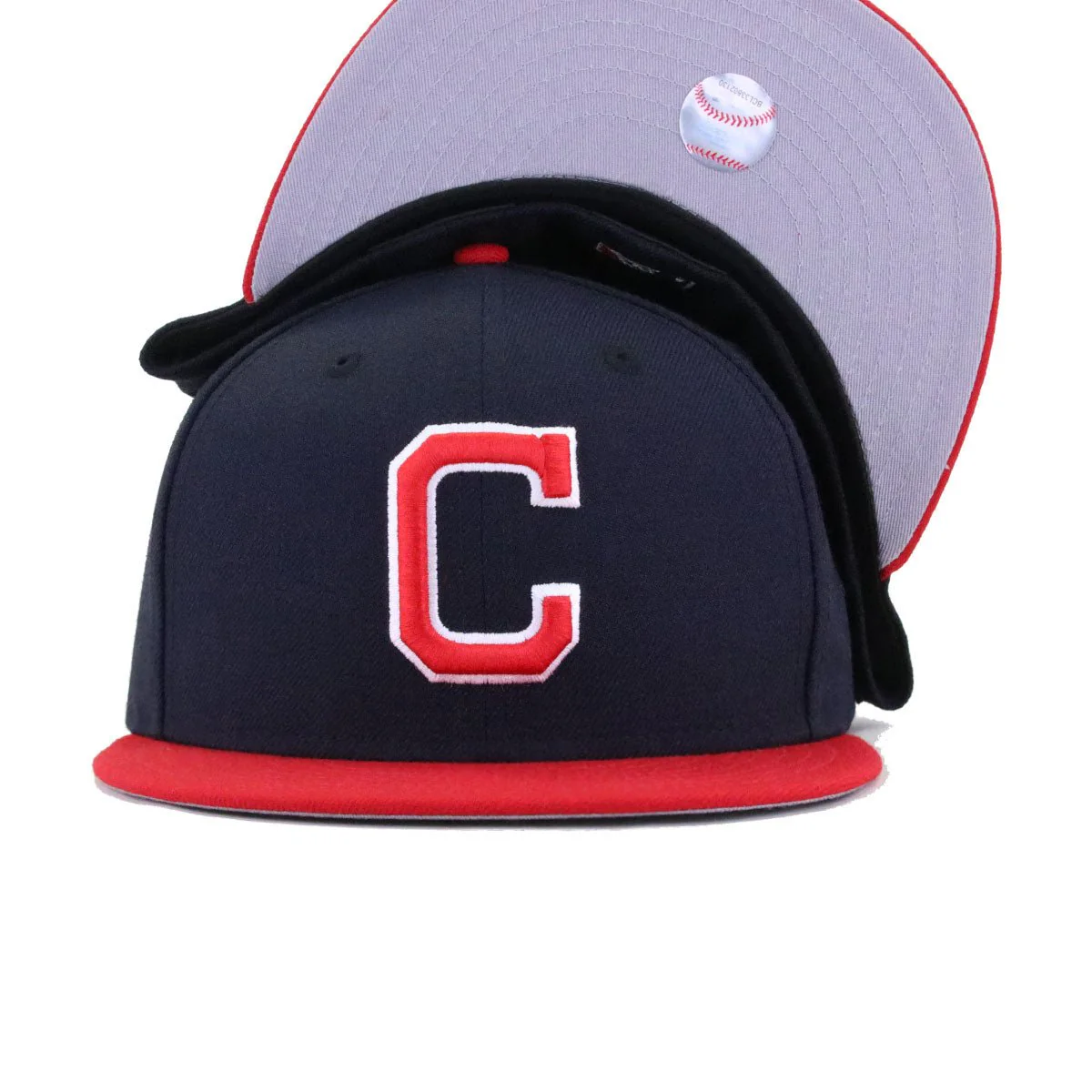 Cleveland Indians Navy Scarlet 1978 New Era 59Fifty Fitted - Image 4