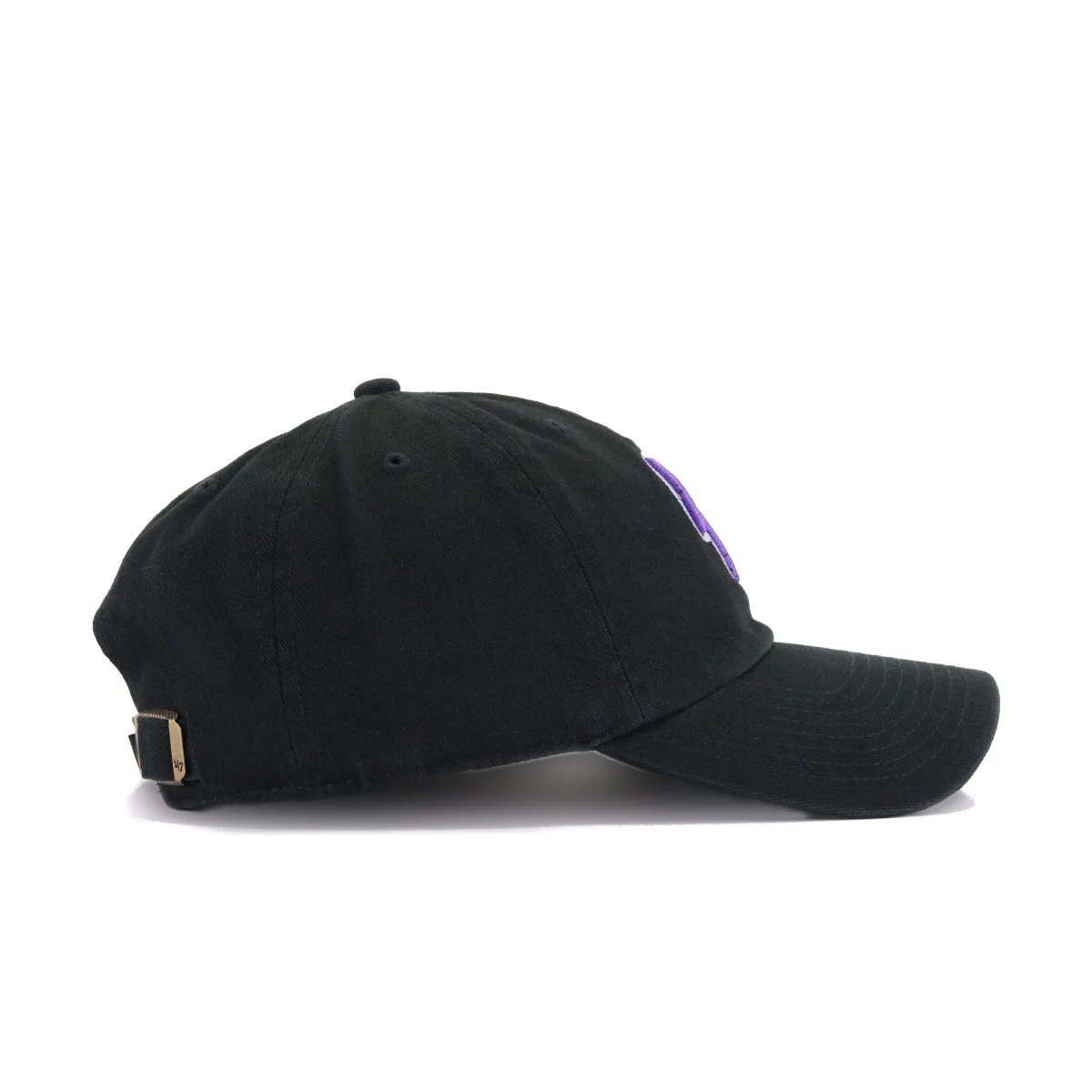 Colorado Rockies Black 47 Brand Clean Up Dad Hat - Image 3