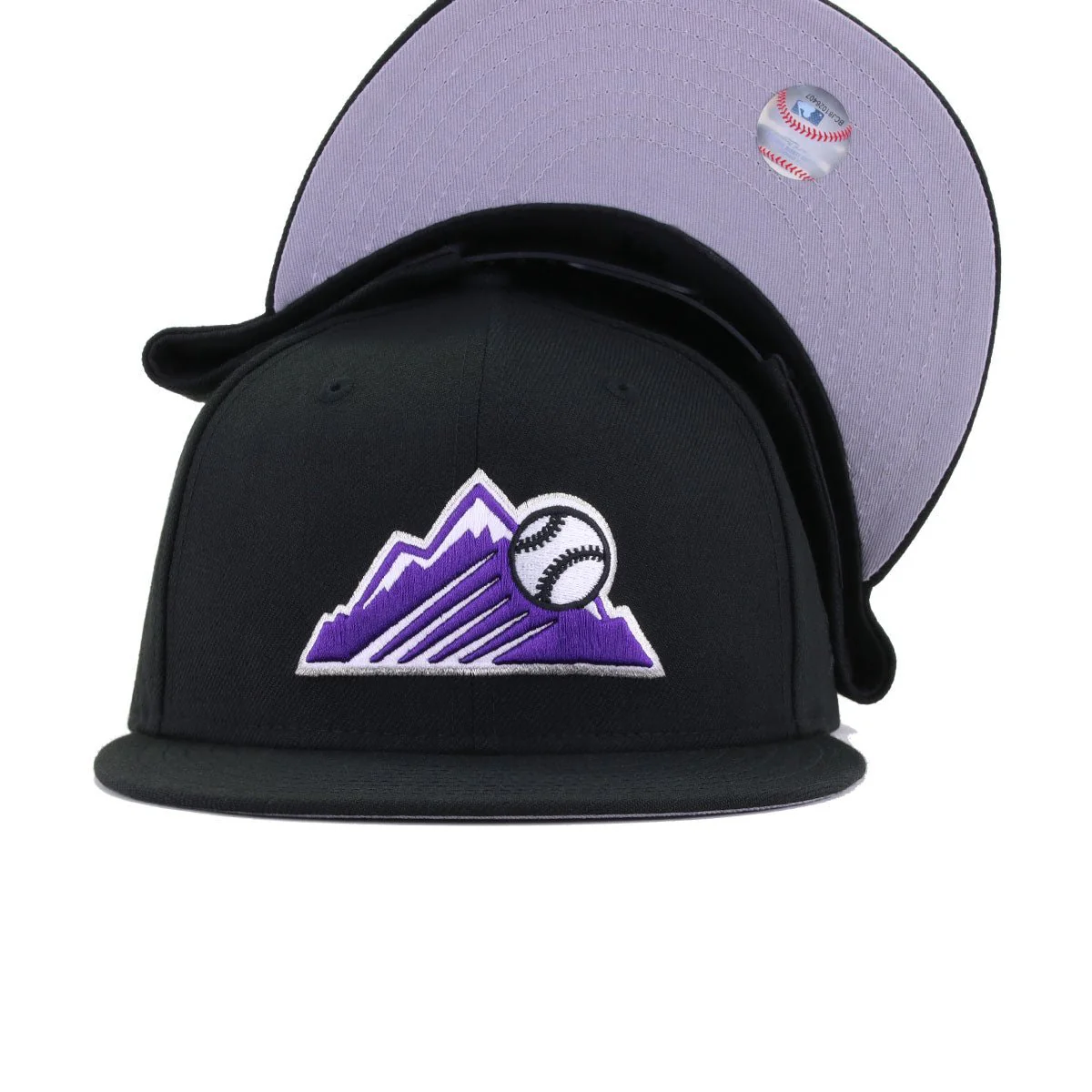 Colorado Rockies Black Batting Practice New Era 9Fifty Snapback - Image 4
