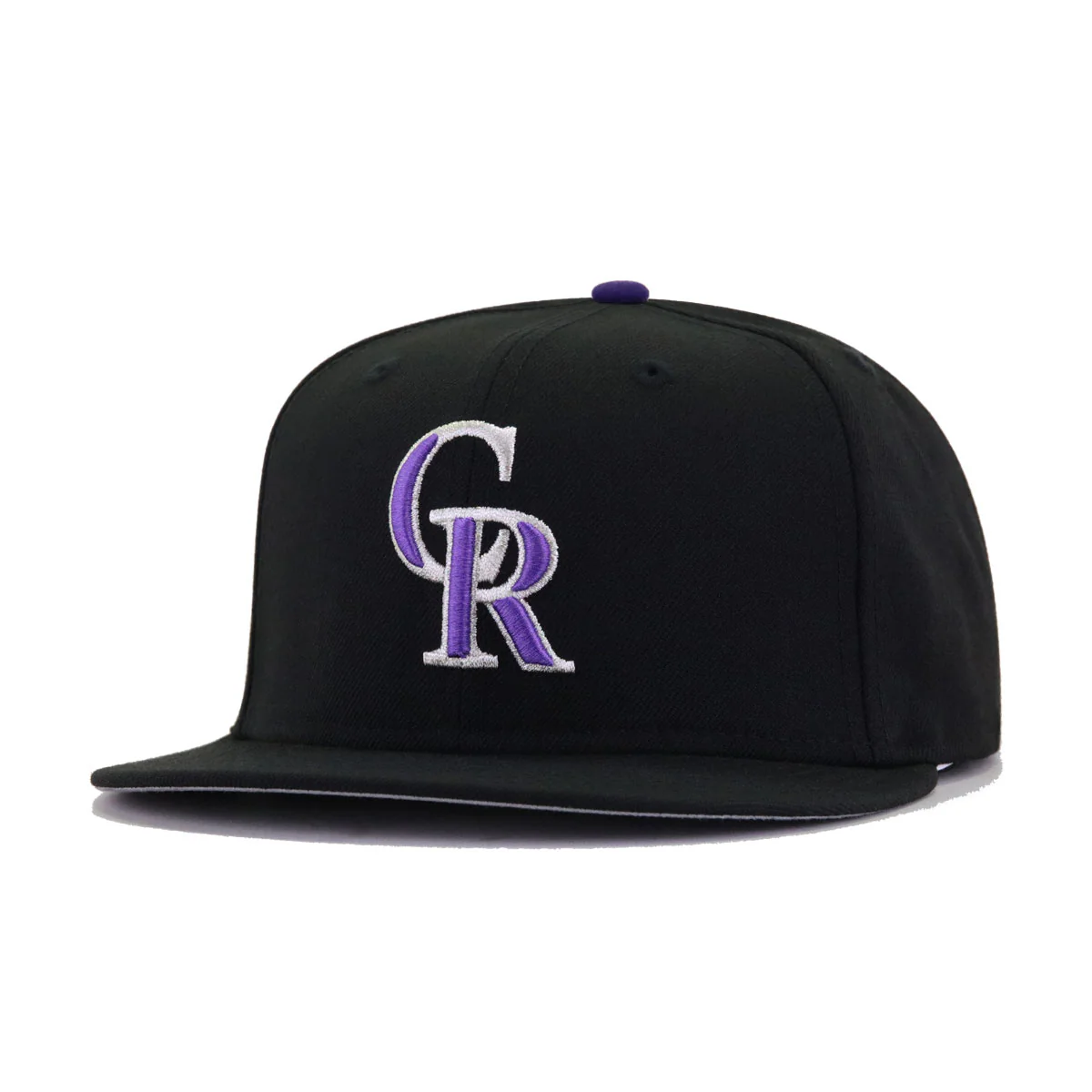 Colorado Rockies Black Cooperstown AC New Era 59Fifty Fitted