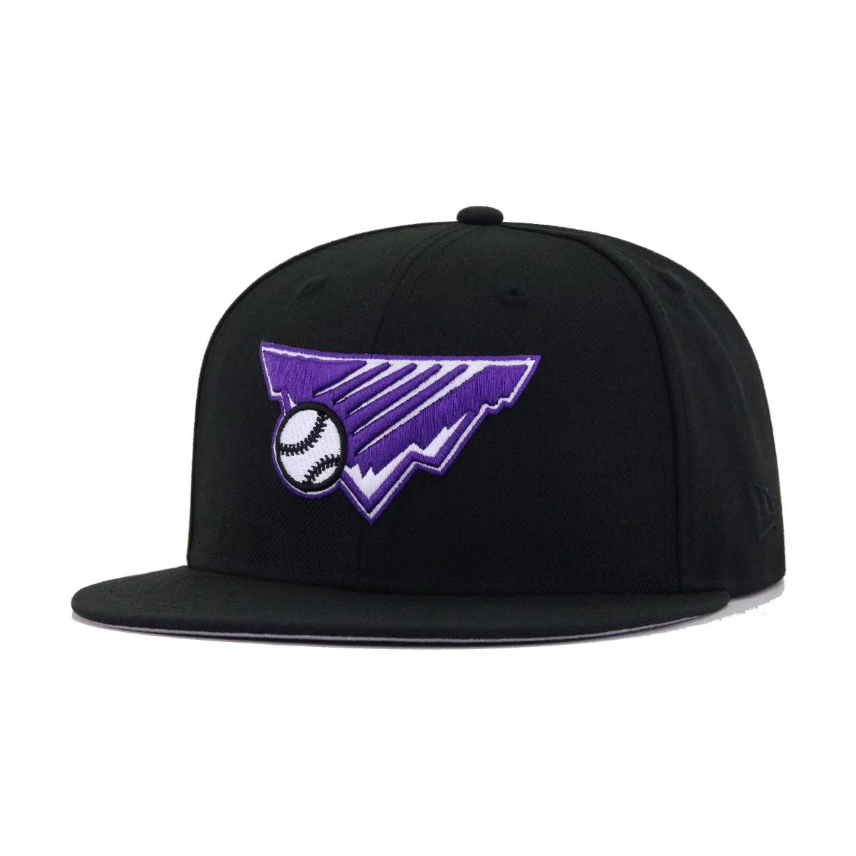 Colorado Rockies Black Upside Down New Era 59Fifty Fitted