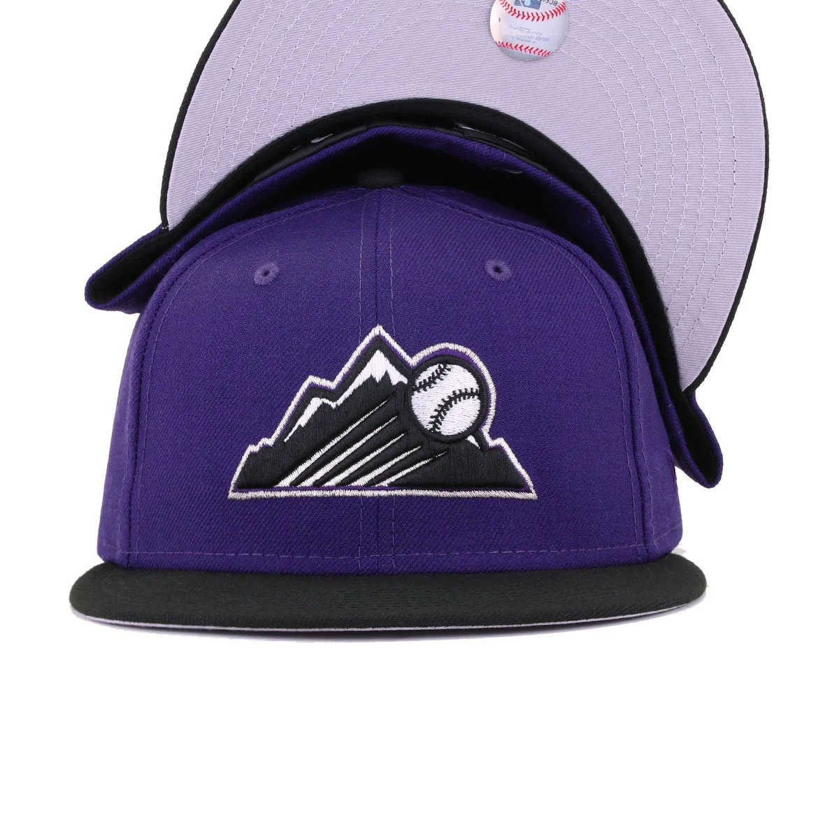 Colorado Rockies Purple Black Batting Practice New Era 59Fifty Fitted - Image 5