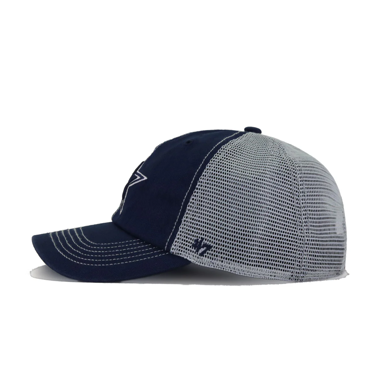 Dallas Cowboys Navy Trawler 47 Brand Clean Up Trucker - Image 2