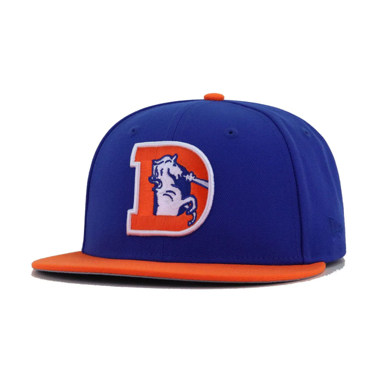 Denver Broncos Majestic Blue Rush Orange New Era 59Fifty Fitted