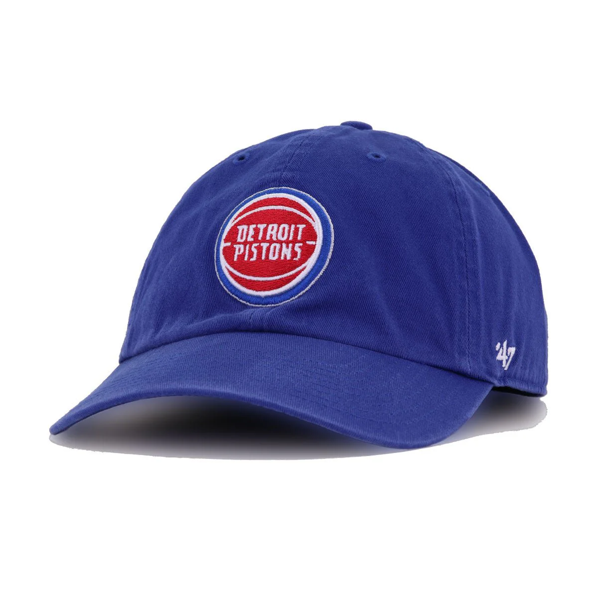 Detroit Pistons Dark Royal Blue 47 Brand Clean Up Dad Hat