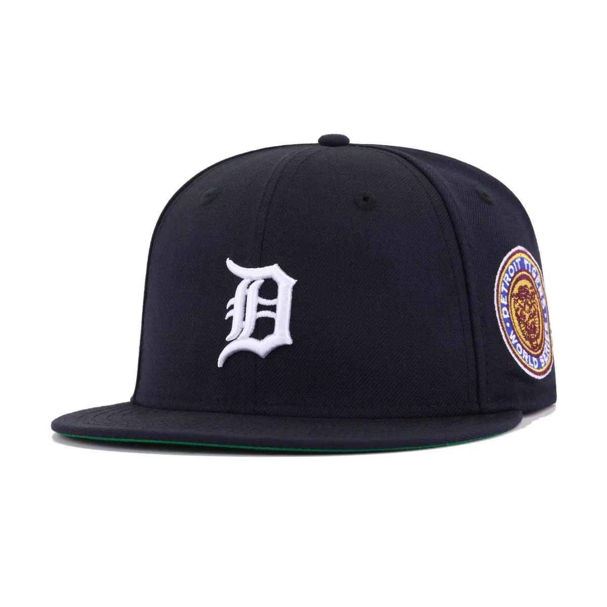 Detroit Tigers Navy 1968 World Series Cooperstown Green Bottom New Era 59Fifty Fitted