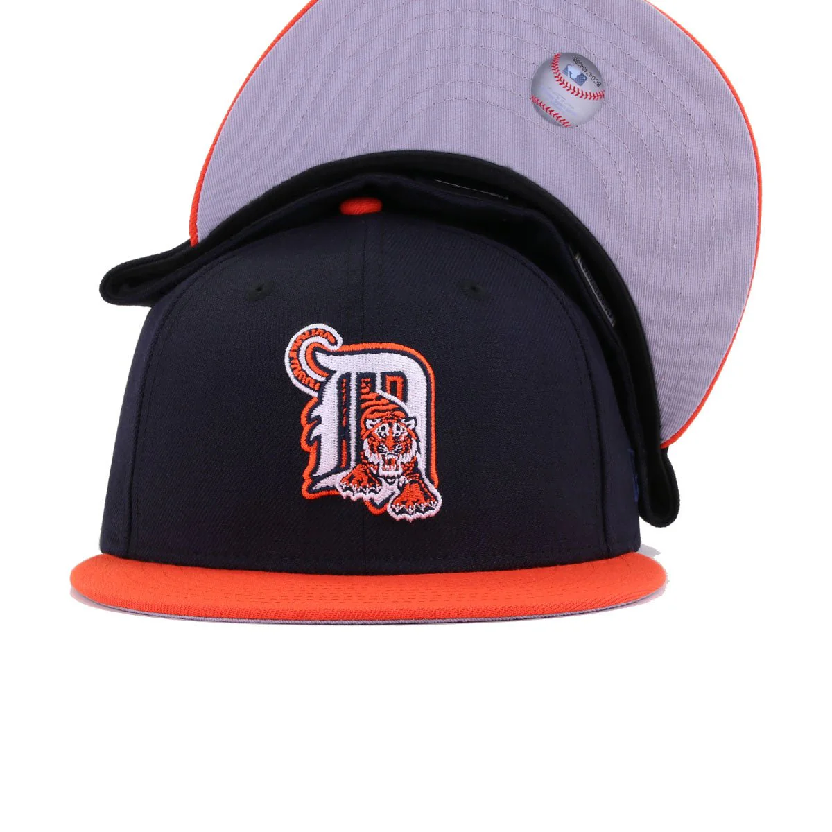 Detroit Tigers Navy Orange 1994 New Era 59Fifty Fitted - Image 4