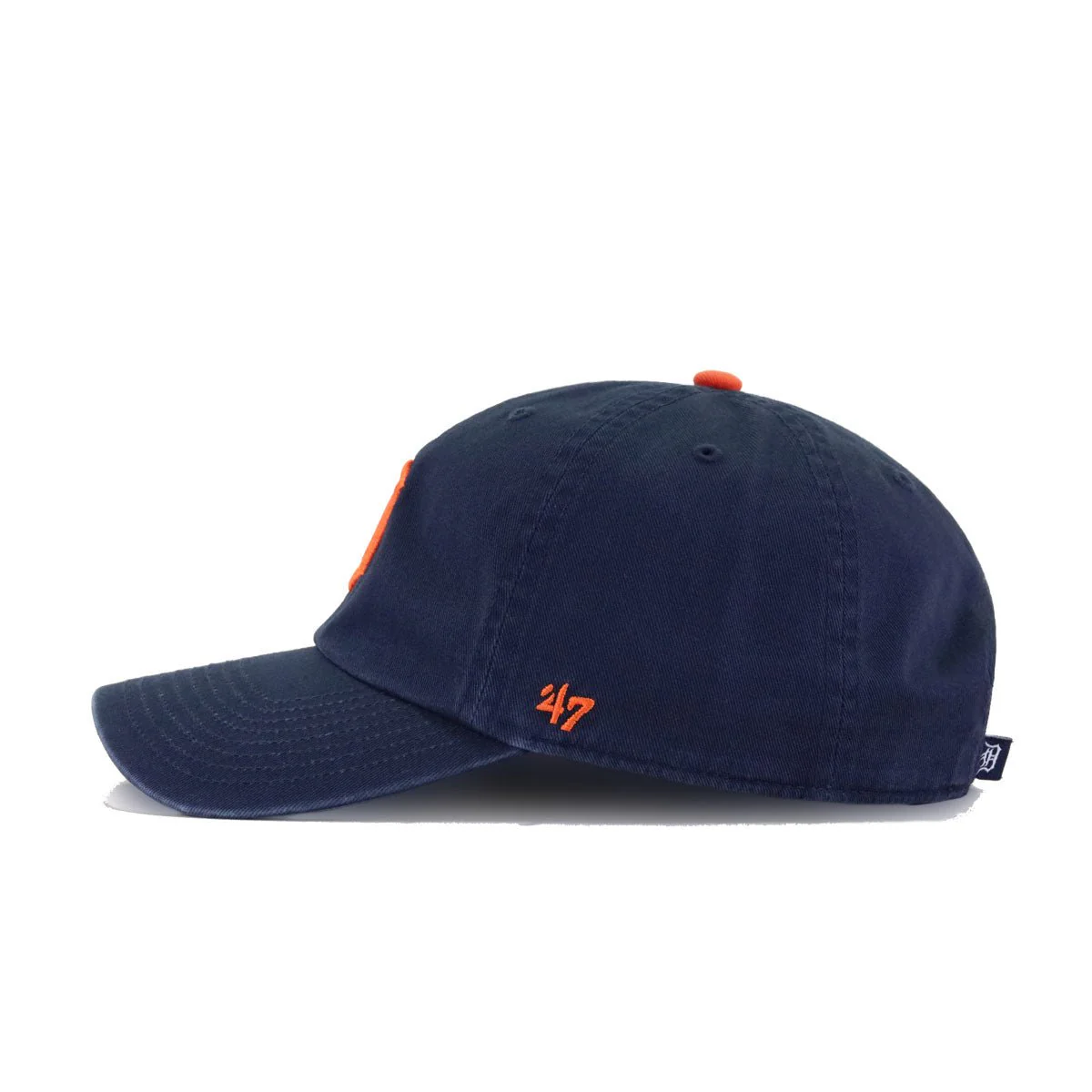 Detroit Tigers Navy ROAD 47 Brand Clean Up Dad Hat - Image 2