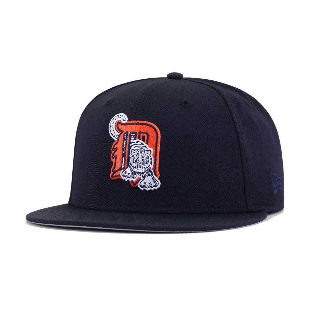 Detroit Tigers Navy White Tiger New Era 59Fifty Fitted