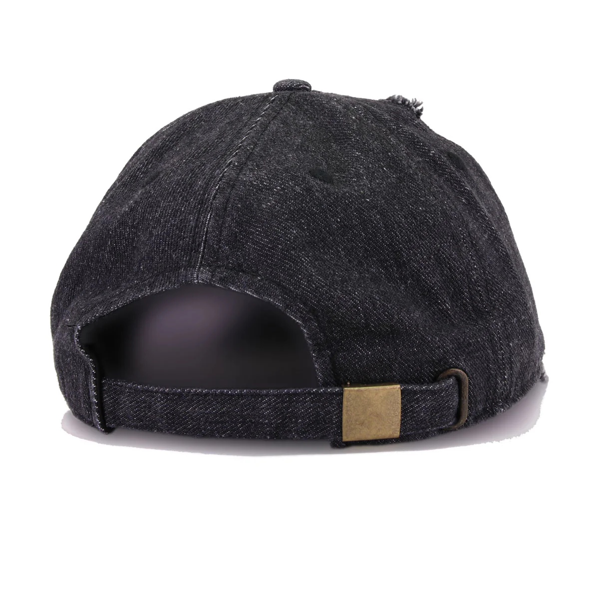 Distressed Black Denim KBEthos Vintage Dad Hat - Image 4