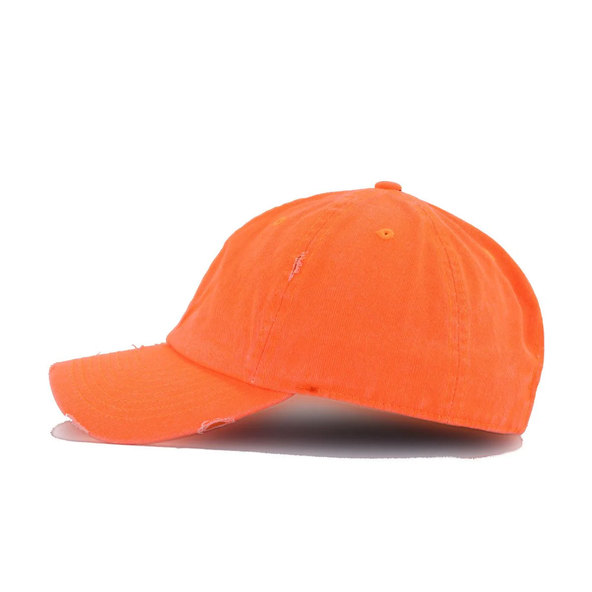 Distressed Neon Orange KBEthos Vintage Dad Hat - Image 2