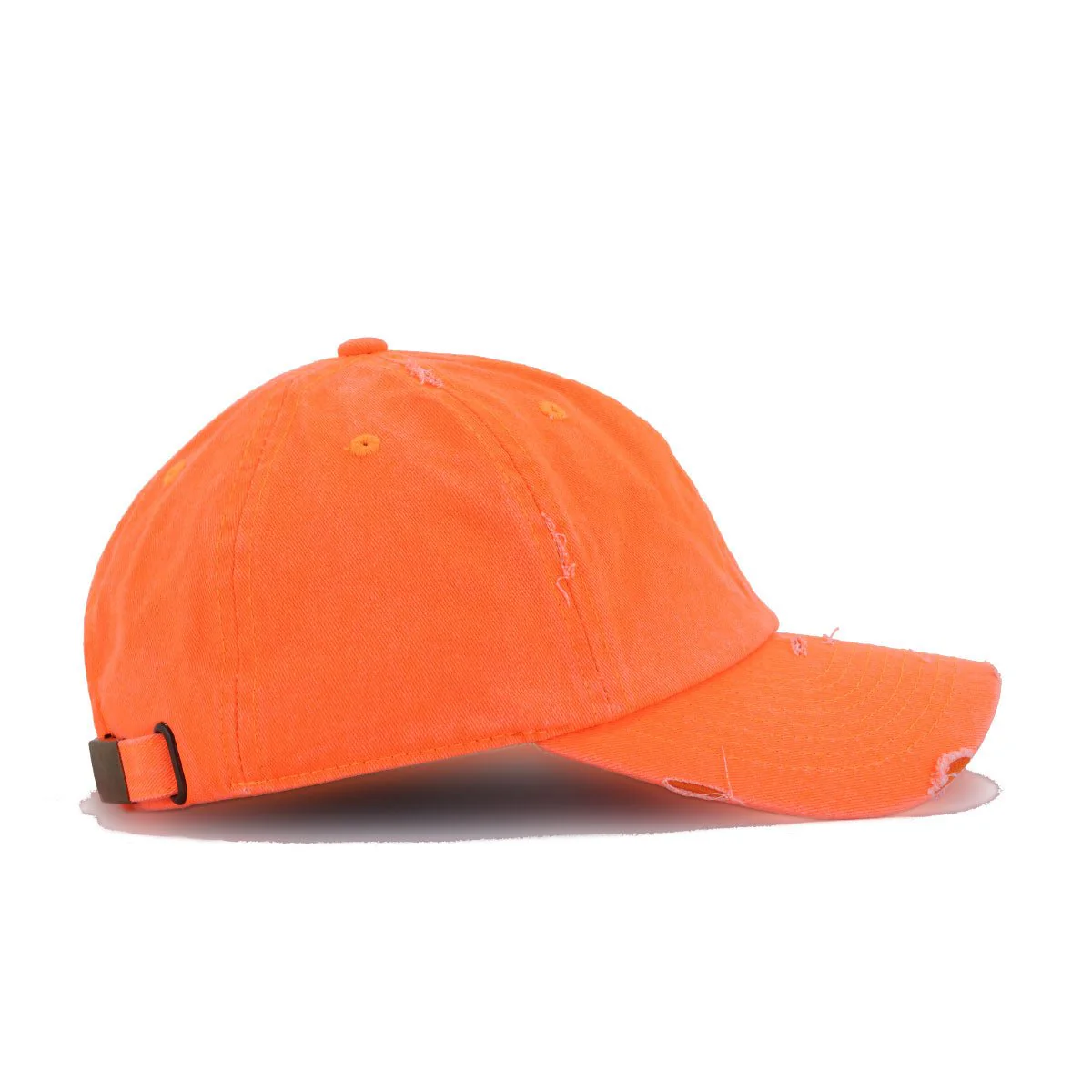 Distressed Neon Orange KBEthos Vintage Dad Hat - Image 3