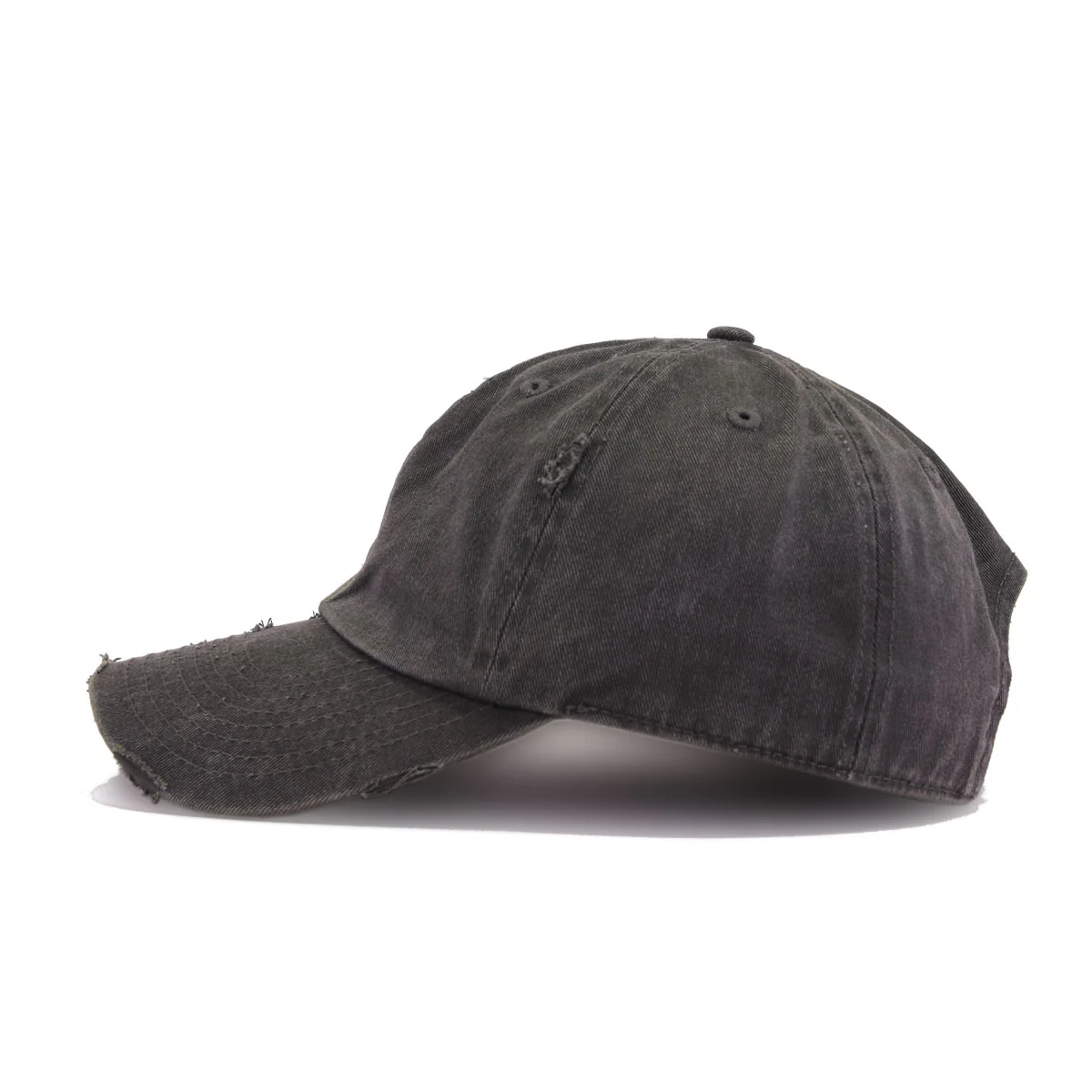 Distressed Pigmented Black KBEthos Vintage Dad Hat - Image 2