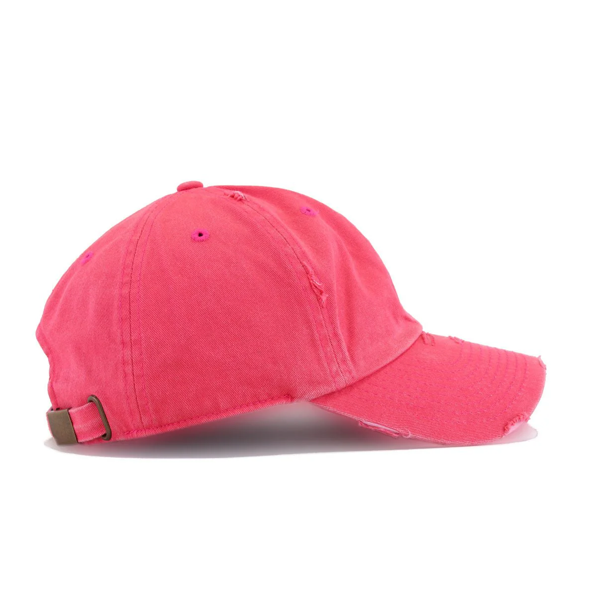 Distressed Pigmented Red KBEthos Vintage Dad Hat - Image 3