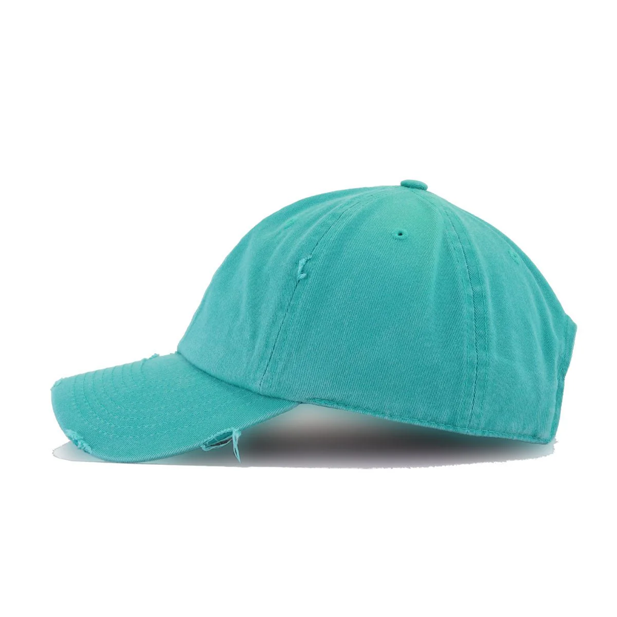 Distressed Pigmented Turquoise KBEthos Vintage Dad Hat - Image 2