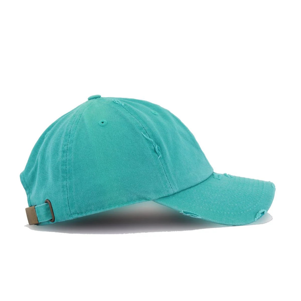 Distressed Pigmented Turquoise KBEthos Vintage Dad Hat - Image 3