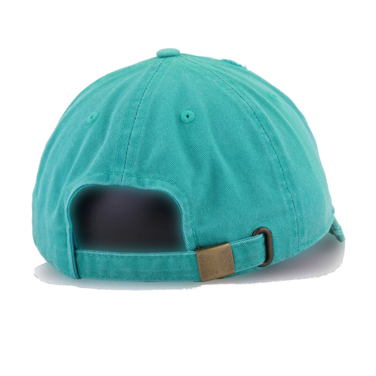 Distressed Pigmented Turquoise KBEthos Vintage Dad Hat - Image 4